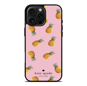 KATE SPADE NEW YORK LOGO PINEAPPLES iPhone 16 Pro Max Case Cover