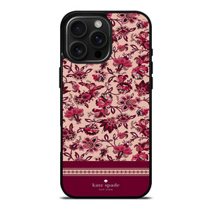 KATE SPADE NEW YORK RED FLORAL iPhone 16 Pro Max Case Cover