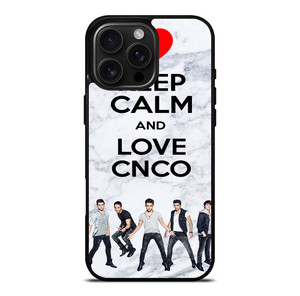 KEEP CALM AND LOVE CNCO MARBLE iPhone 16 Pro Max Case Cover