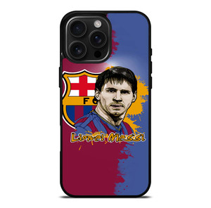 LIONEL MESSI BARCELONA ART iPhone 16 Pro Max Case Cover