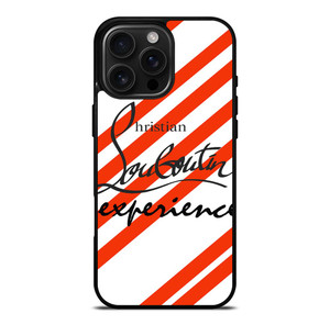 LOUBOUTIN STRIPE LOGO iPhone 16 Pro Max Case Cover