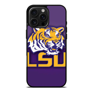 LSU TIGERS FOOTBALL LOGO iPhone 16 Pro Max Case Cover