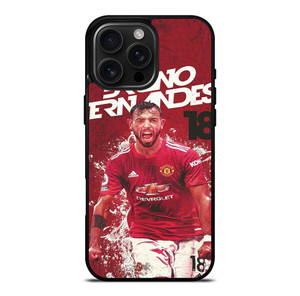 MANCHESTER UNITED BRUNO FERNANDES iPhone 16 Pro Max Case Cover