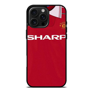 MANCHESTER UNITED FC CLASSIC JERSEY SHARP iPhone 16 Pro Max Case Cover