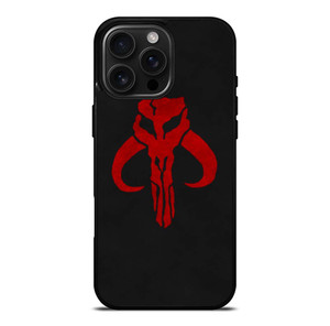 MANDALORIAN RED SKULL LOGO iPhone 16 Pro Max Case Cover