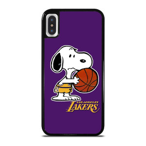 LA LAKERS BASKETBALL SNOOPY iPhone X / XS Case Cover