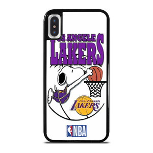 LA LAKERS SNOOPY DUNK iPhone X / XS Case Cover