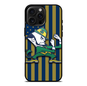 NOTRE DAME FIGHTING IRISH FLAG iPhone 16 Pro Max Case Cover