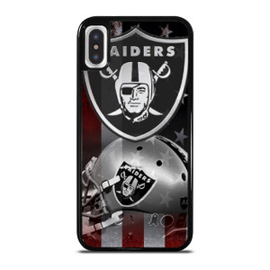 LAS VEGAS RAIDERS HELMET USA FLAG iPhone X / XS Case Cover