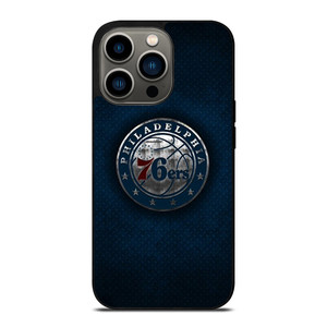 PHILADELPHIA 76ERS METAL LOGO iPhone 13 Pro Case Cover PHILADELPHIA 76ERS METAL LOGO iPhone 13 Pro Case Cover