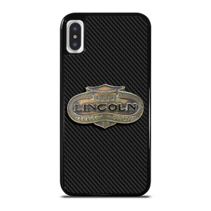 LINCOLN MOTOR LOGO CARBON iPhone X / XS Case Cover