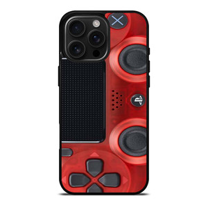PS4 CONTROLLER PLAY STATION RED iPhone 16 Pro Max Case Cover