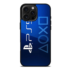 PS5 PLAYSTATION 5 LOGO BLUE iPhone 16 Pro Max Case Cover