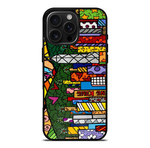 ROMERO BRITTO CITY iPhone 16 Pro Max Case Cover