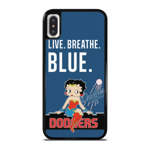 LOS ANGELES BETTY BOOP DODGERS iPhone X / XS Case Cover LOS ANGELES BETTY BOOP DODGERS iPhone X / XS Case Cover