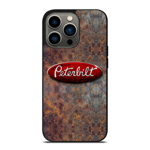 PETERBILT TRUCK RUSTY METAL LOGO iPhone 13 Pro Case Cover PETERBILT TRUCK RUSTY METAL LOGO iPhone 13 Pro Case Cover