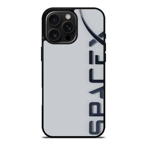 SPACE X LOGO GREY iPhone 16 Pro Max Case Cover
