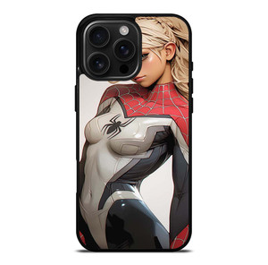 SPIDER GIRL SEXY MARVEL COMICS CARTOON iPhone 16 Pro Max Case Cover