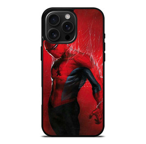 SPIDERMAN MARVEL RED iPhone 16 Pro Max Case Cover