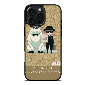 SPY X FAMILY FORGER MANGA ANIME ANYA AND BOND iPhone 16 Pro Max Case Cover