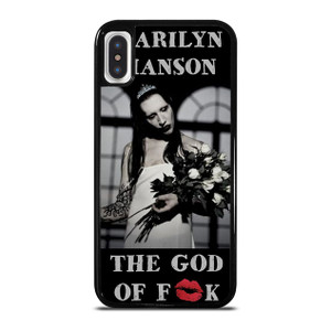 MARILYN MANSON THE GOD OF FUCK iPhone X / XS Case Cover MARILYN MANSON THE GOD OF FUCK iPhone X / XS Case Cover