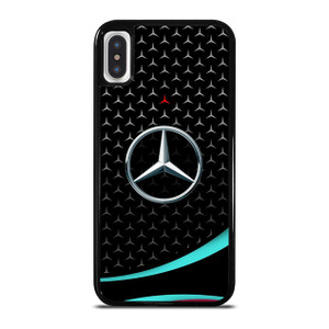 MERCEDES BENZ PATTERN LOGO iPhone X / XS Case Cover MERCEDES BENZ PATTERN LOGO iPhone X / XS Case Cover