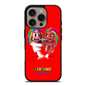 6IX9INE X NICKI MINAJ CARTOON iPhone 16 Pro Case Cover