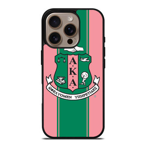 AKA PINK AND GREEN LOGO iPhone 16 Pro Case Cover