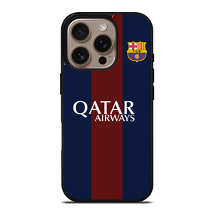 BARCELONA FC JERSEY LOGO iPhone 16 Pro Case Cover