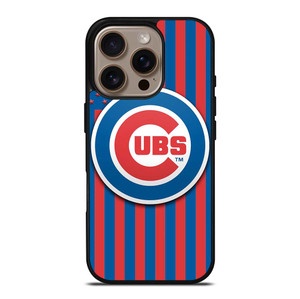 CHICAGO CUBS LOGO BASEBALL TEAM USA FLAG iPhone 16 Pro Case Cover