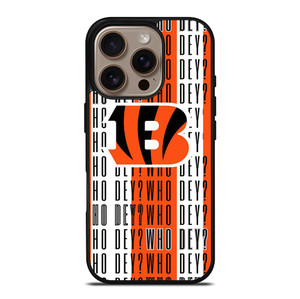 CINCINNATI BENGALS FOOTBALL LOGO WHO DEY iPhone 16 Pro Case Cover