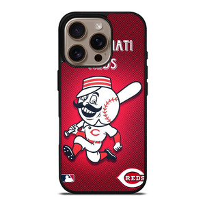CINCINNATI REDS LOGO MLB BASEBALL TEAM MASCOT iPhone 16 Pro Case Cover
