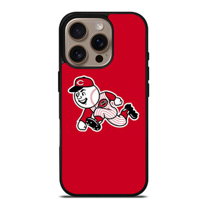 CINCINNATI REDS MASCOT MLB BASEBALL TEAM LOGO iPhone 16 Pro Case Cover