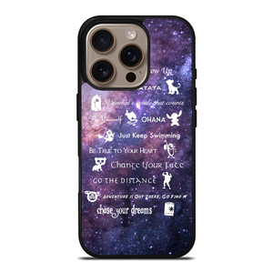 DISNEY LESSONS LEARNED MASH UP NEBULA iPhone 16 Pro Case Cover