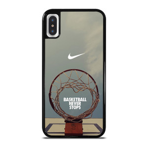 NIKE BASKETBALL NEVER STOPS RING iPhone X / XS Case Cover NIKE BASKETBALL NEVER STOPS RING iPhone X / XS Case Cover