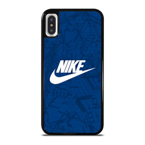 NIKE CHELSEA JERSEY PATTERN iPhone X / XS Case Cover NIKE CHELSEA JERSEY PATTERN iPhone X / XS Case Cover
