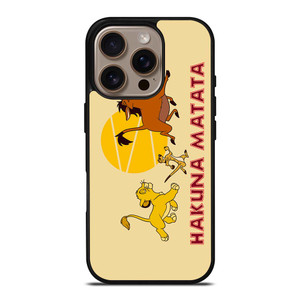 HAKUNA MATATA LION KING Disney iPhone 16 Pro Case Cover