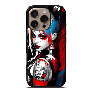 HARLEY QUINN DC ART iPhone 16 Pro Case Cover