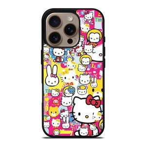 HELLO KITTY STICKER BOMB iPhone 16 Pro Case Cover
