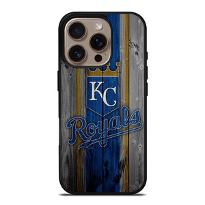 KANSAS CITY ROYALS WOODEN ICON iPhone 16 Pro Case Cover
