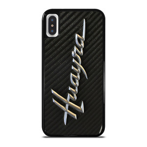 PAGANI HUAYRA CARBON LOGO iPhone X / XS Case Cover PAGANI HUAYRA CARBON LOGO iPhone X / XS Case Cover