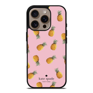 KATE SPADE NEW YORK LOGO PINEAPPLES iPhone 16 Pro Case Cover