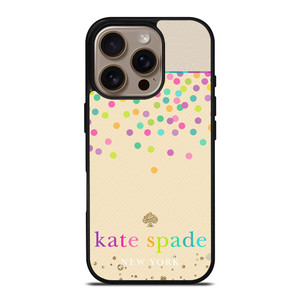 KATE SPADE NEW YORK RAINBOW POLKADOTS iPhone 16 Pro Case Cover