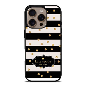 KATE SPADE NEW YORK STRIP POLKADOTS iPhone 16 Pro Case Cover