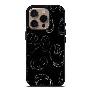 KAWS BLACK GLOVES iPhone 16 Pro Case Cover