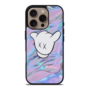 KAWS GLOVES COLORFUL iPhone 16 Pro Case Cover