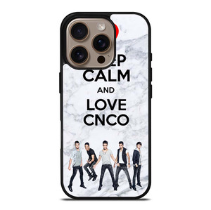 KEEP CALM AND LOVE CNCO MARBLE iPhone 16 Pro Case Cover