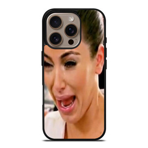 KIM KARDASHIAN UGLY CRYING FACE iPhone 16 Pro Case Cover