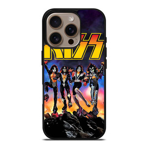 KISS BAND ROCK AND ROLL iPhone 16 Pro Case Cover