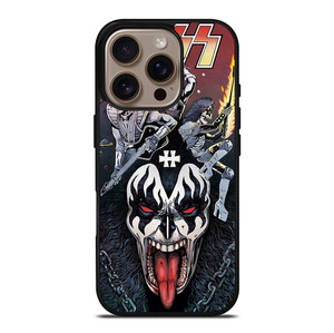 KISS BAND SKULL iPhone 16 Pro Case Cover